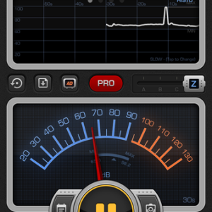 First test of aftermkt Fiamm El Grande horns, no relay, installed facing forward, like stock.  There were other tests, but all failed to cross 100 dB.
