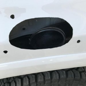 air inlet tube installed