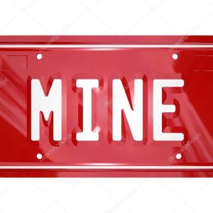 depositphotos 29761297 stock photo mine word red vanity license