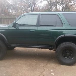 1999 4Runner SR5 V6
Modifications:
-4x Innovations Rear Bumper
-Toyota Tundra Bilstein Front Struts w/ 1" Spacer (3" Front Lift)
-OME 890's w/1.5" Spa