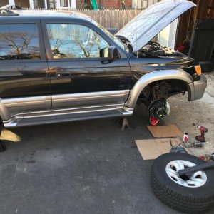 Finally did that sweet Tundra brake upgrade.  Huge-ass thanks to Tim & Sean for their awesomely informative videos..!!!!
Being that I've used EBC roto
