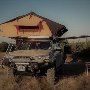 CVT Tent and ARB Awning Setup