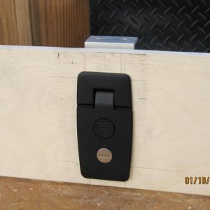 IMG 5331Goose gear compression latch installed in mock up drawer front