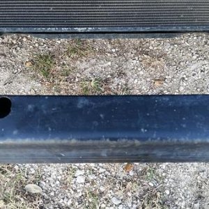 Bumper clearance holes for winch mount