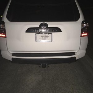 Rear valance plastidipped