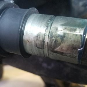Band on ITR where boot goes