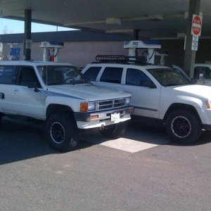 My 4Runner and the Wifes Jeep Grand Cherokee Limited