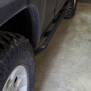 ShrockWorks sliders fit close to rocker panels but still provide a usable step