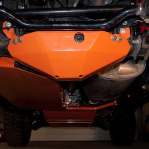 BudBuilt skid plates installed; they fit nice and tight so very little clearance is lost