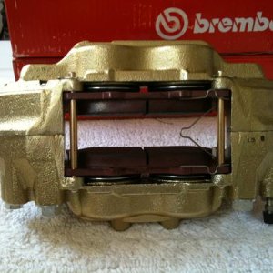 2001 Gold Tundra Caliper & OEM Pads