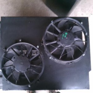 New dual fan set up. The fans are out of a 98 Taurus.