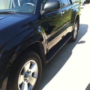 Side shot all stock