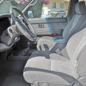 Interior...hard to believe this has 240k miles with such nice upholstery.