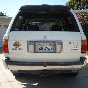 Nice ass!  Stickers are gone now.