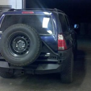 Just need to install my Hi Lift mount, and drill a hole for the trailer elec plug