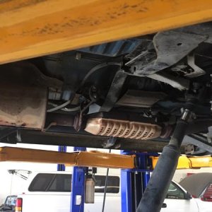 Another picture of tank removed.