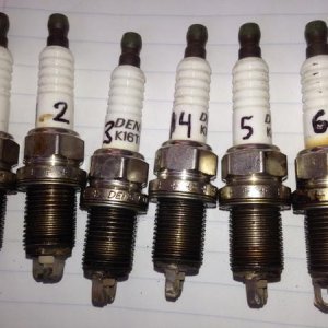 First spark plug change - Feb 2018
