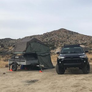 Camping at Anza Borrego, CA