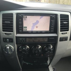 New E7005 Nav Unit, Dash Bezel, and heater controls.