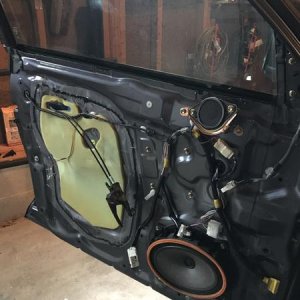 Replacing front door speakers