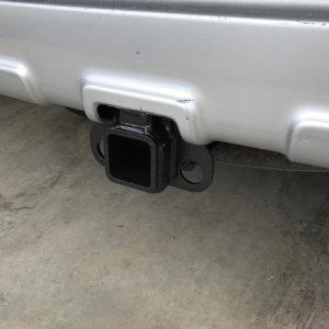 painted the tow hitch
