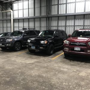 4Runner row at work.