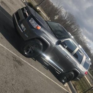 Powder Coated Trail Wheels on Falken Wildpeak AT3 P285/70/17
