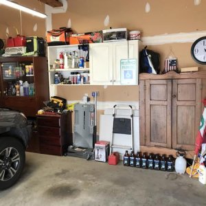 Garage starting to come together