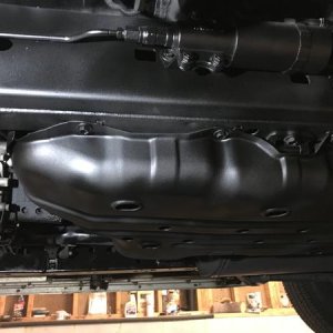 halfway through the undercoating process