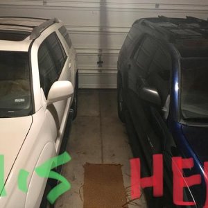 2003, mine in the left. 2005 SR5 V6, wife’s on the right.