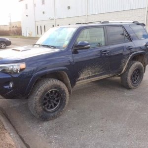 2016 4Runner Trail. Toytec 3" lift, Nitto Ridge Grapplers 285/70/17