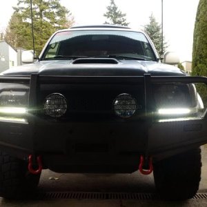 Custom headlight filler LED strips