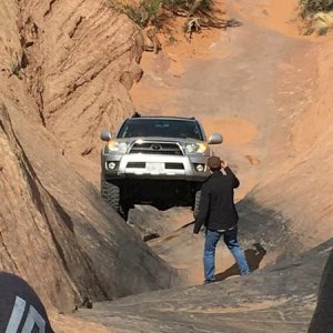 Me, doing some spotting at Hell's Gate.