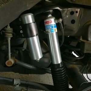 Rear shock install