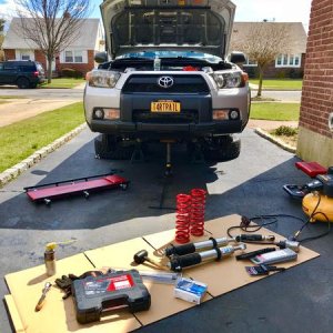 Front Coilover install