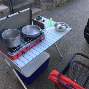 Camp kitchen Spring 2018