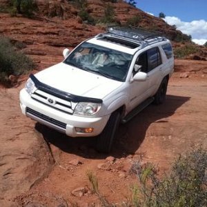 In the ditch...