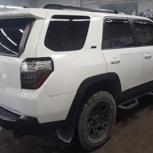 rear bumper and tail pipe