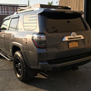 2017 4Runner Limited Rear Bumper Conversion