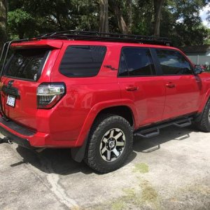 Gobi Stealth rack with “no rise” added.