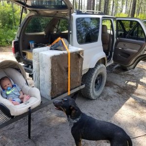 Cleaning up the trail!