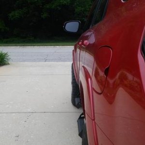 20x10 w/-12 offset view from back. Test fit Info to document  specs of this size wheel on 5th gen 4R