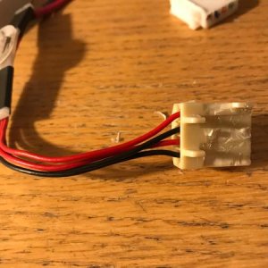 trimmed off the snap lock and shaved the connector a bit