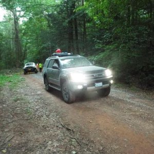 Right at home on the trails...