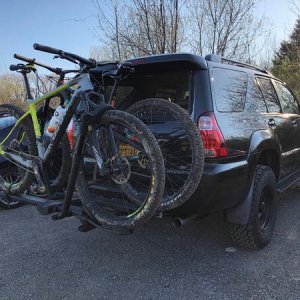 Post-ride at Hunter's Creek