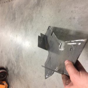 whack it with a hammer until its the shape you want