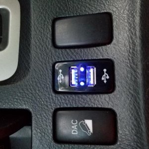 USB ports quick tapped into cigarette lighter