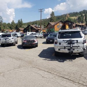 These Two in the Snow Summit parking lot on 7/28/18