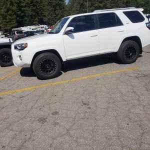 In the Snow Summit parking lot on 7/28/18