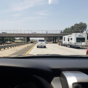 On the W/B 210 near upland I think
